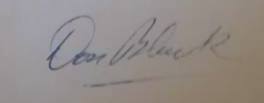 Don Black's signature